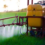 Pesticide Being Sprayed in the Field