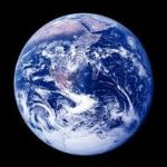 Earth Day Photo of Earth With a Black Background