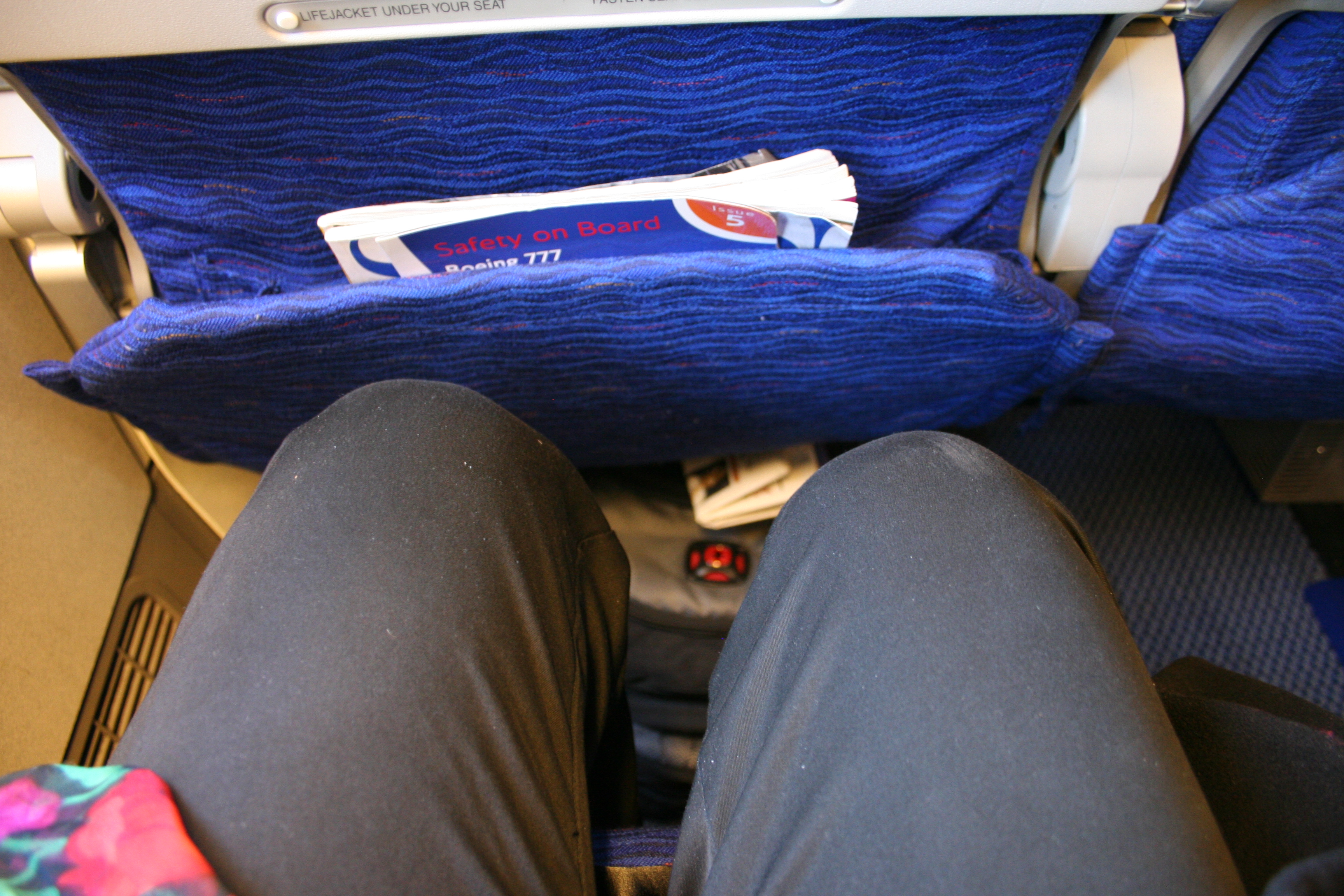 British Airways Leg Room