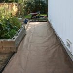 Getting your yard ready for winter Weed Fabric Project