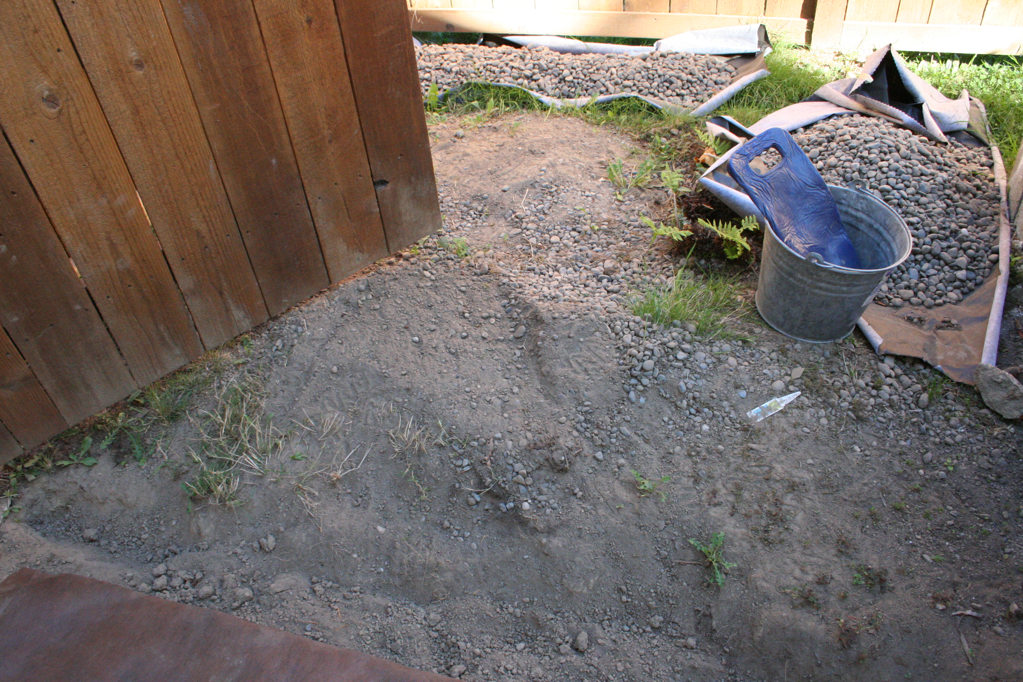 Rocks and Dirt Mixed Together