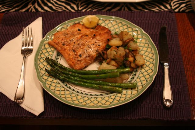 Salmon Dinner IMG_6826