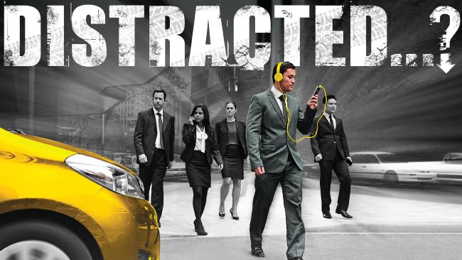 Pedestrian Cell Phone