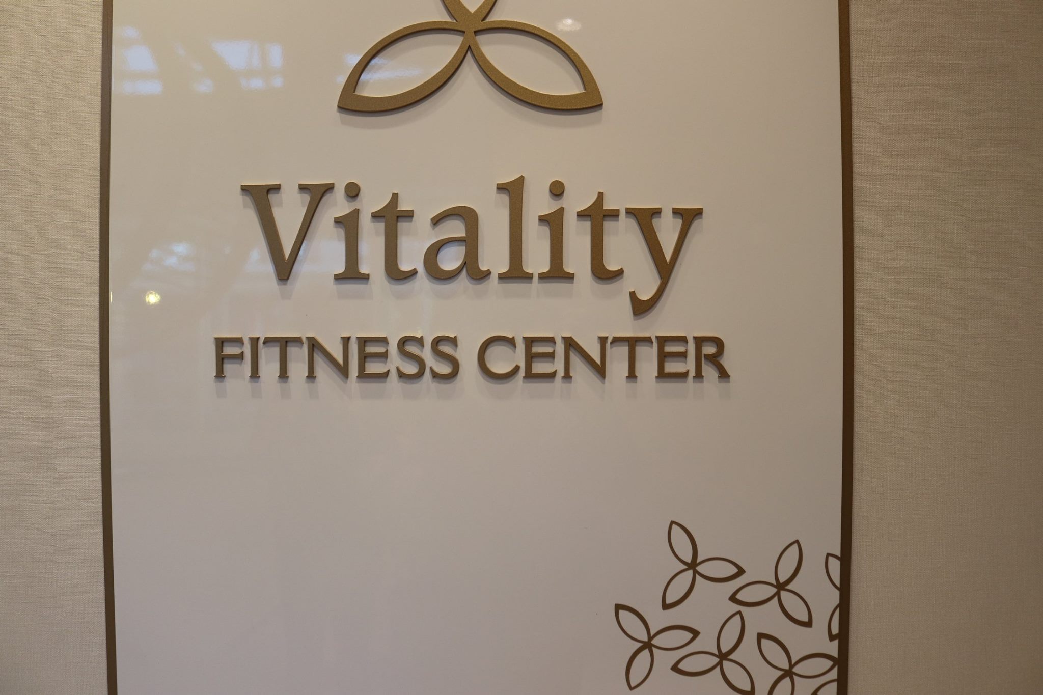 Fitness Center Door on Royal Caribbean Cruise Ship