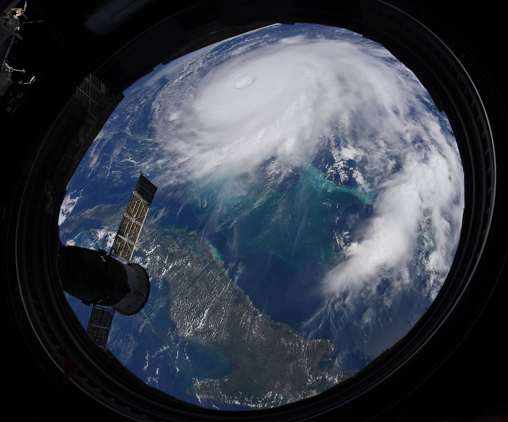 Hurrican Dorian From Space Station