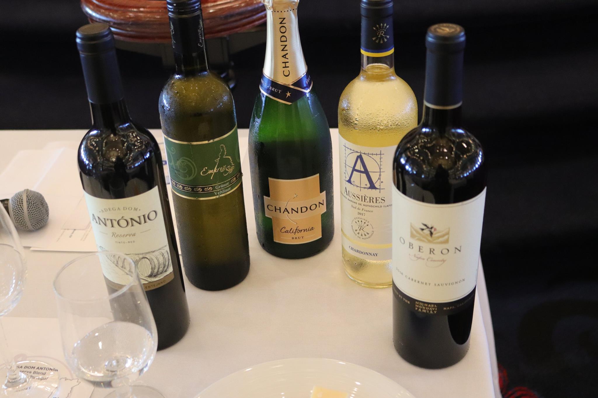 Wine Bottles on Cruise Ship Royal Caribbean