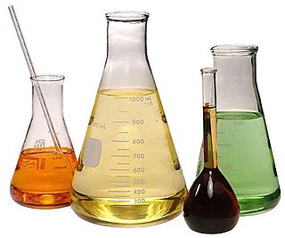 Chemicals in Beakers