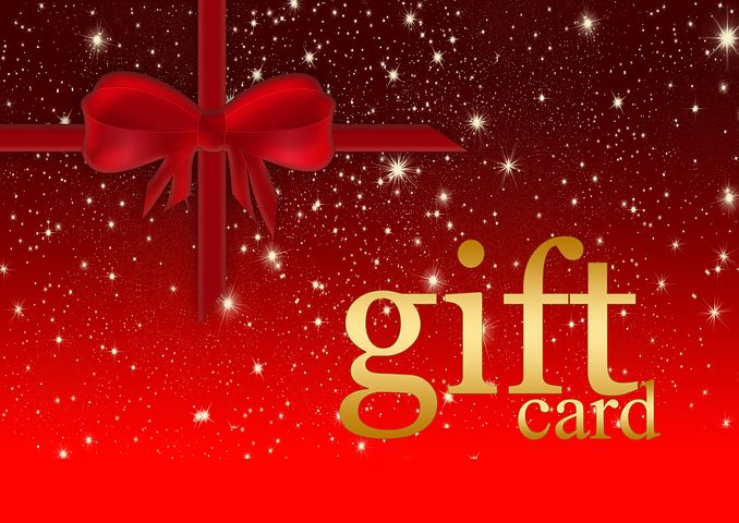 Gift Card  Gold Letters Red Bow and Background-528002__480
