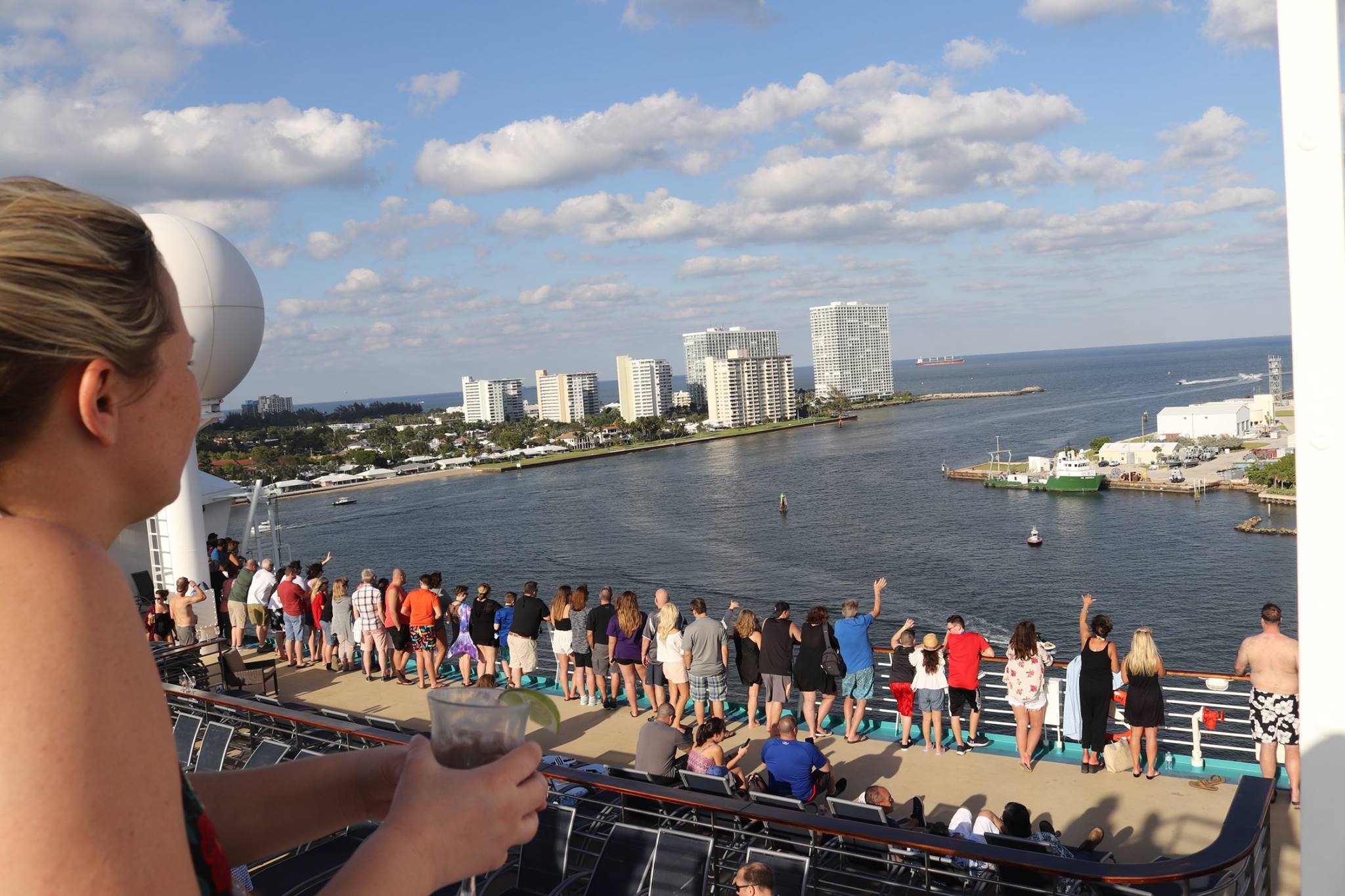 Royal Caribbean Cruise Ship Sailing Out of Fort Lauderdale