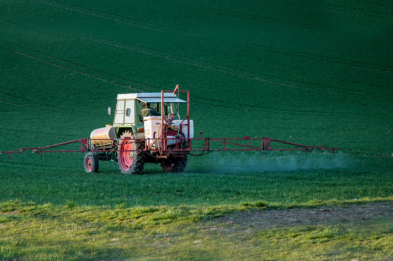 Jury awards couple $2 billion in lawsuit against Roundup Pesticide Being Sprayed By Tractor on Field-4089881_1280