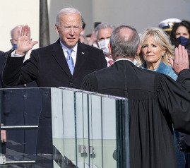 Joe Biden_Taking oath_of_office 1-20-21