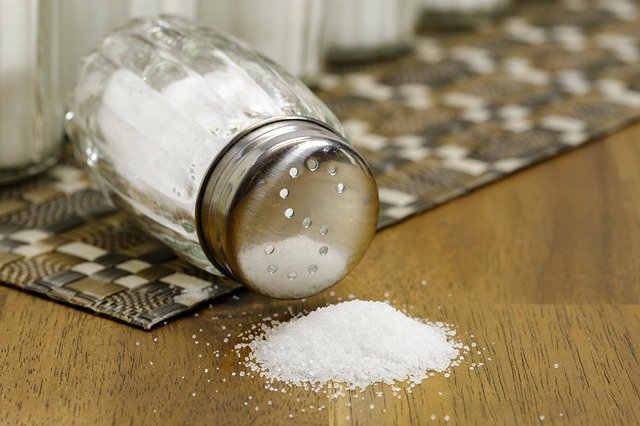Salt-Spilling Out Onto a Placemat