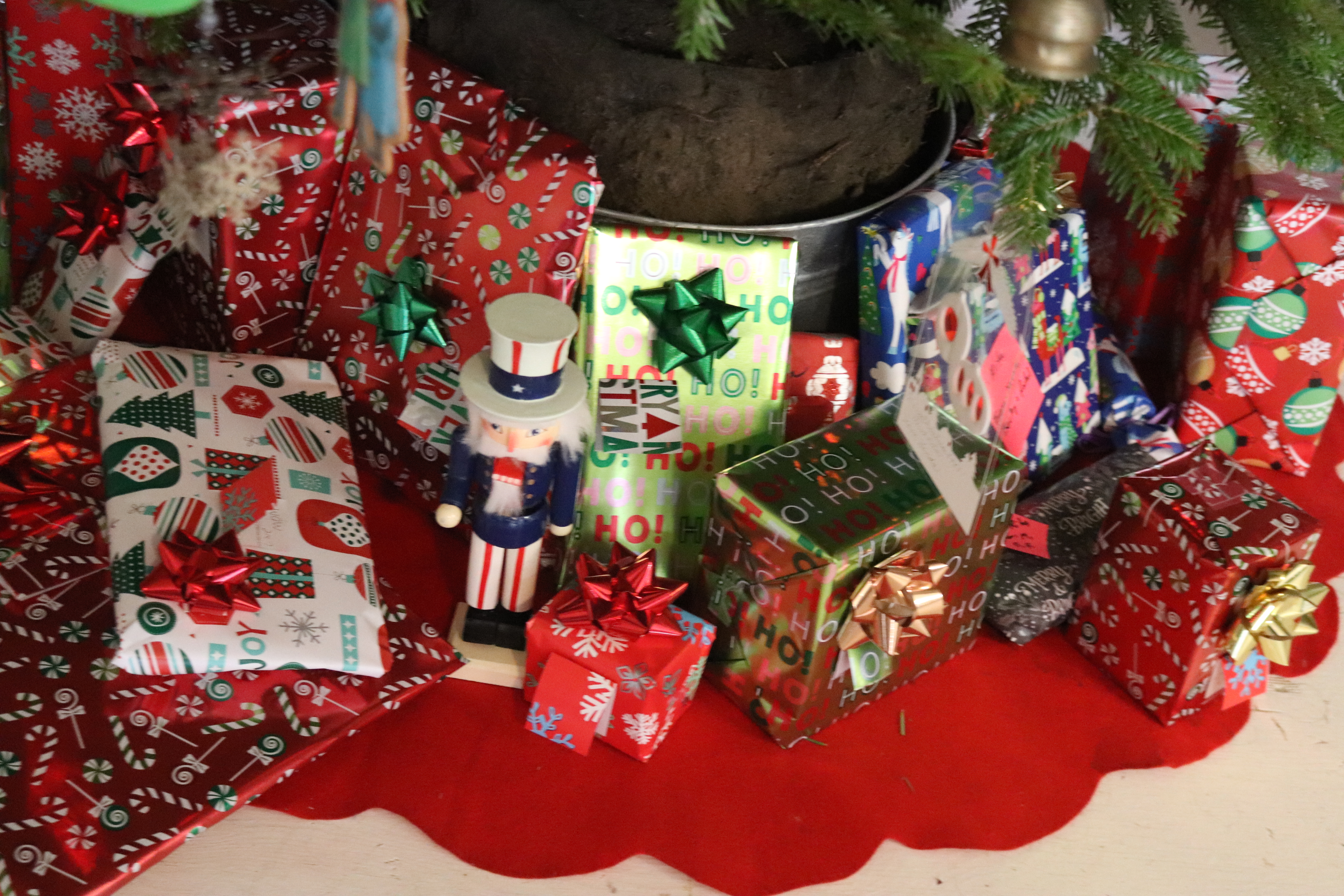 Christmas Presents Under a Tree