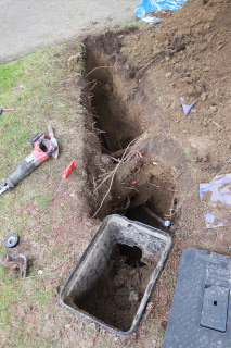Hole Dug to Street IMG_7076