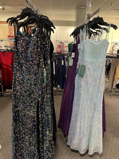 Penney's Gowns Black and Blue 1-14-25