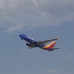 Southwest Airlines Plane in Air